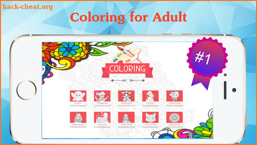 Adult Color Book : Stress relief coloring screenshot