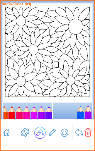 Adult Coloring: Flowers screenshot