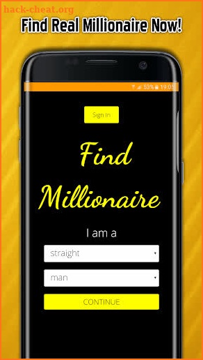 Adult Dating, Find Millionaire screenshot