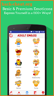 Adult Emojis & Dirty Stickers screenshot