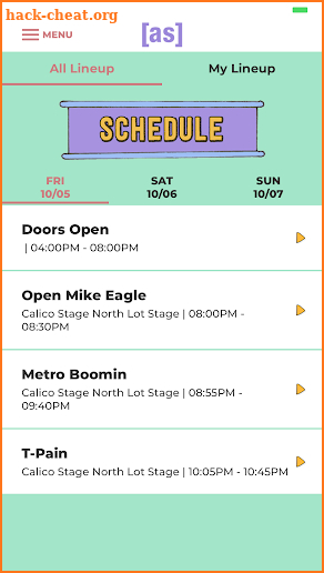Adult Swim Festival App screenshot