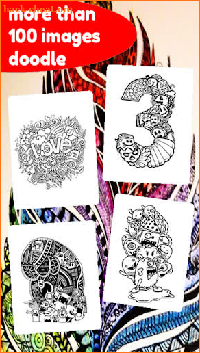 Adults Coloring Book - Mandala and Doodle screenshot