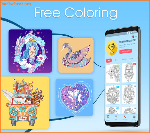 🌸Adults Coloring Books: Recolor App - Color Apps screenshot