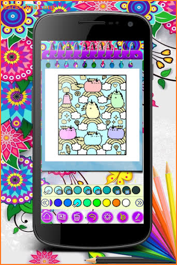 Advanced Coloring Mandala Doodle screenshot