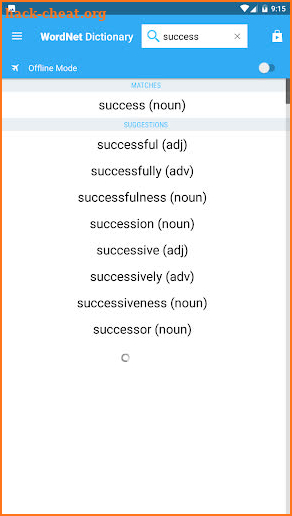 Advanced English Dictionary & Thesaurus screenshot