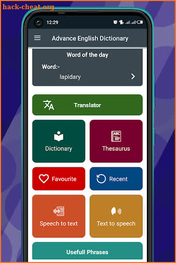 Advanced English Dictionary : Meanings & Thesaurus screenshot