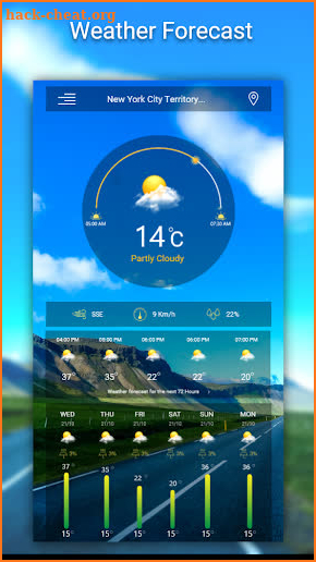 Advanced Weather Forecast: Live Weather & Widgets screenshot