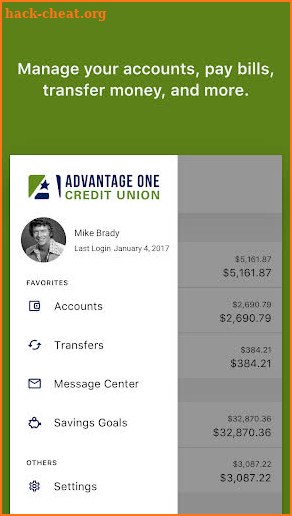 Advantage One Mobile Banking screenshot