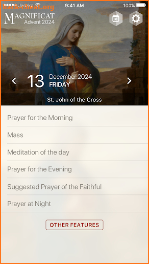 Advent Magnificat 2024 screenshot