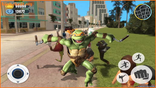 Adventure Turtle Hero Spider Ninja Rope Hero screenshot