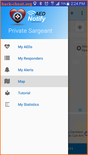 AED Notify screenshot
