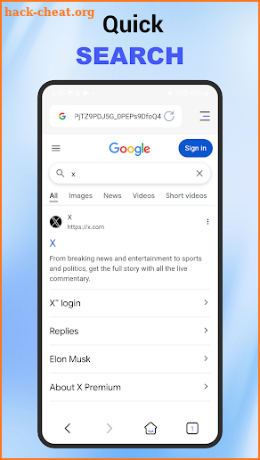 Aegis Browser screenshot