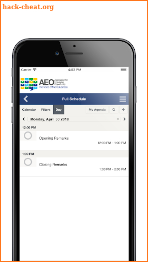 AEO Conference screenshot