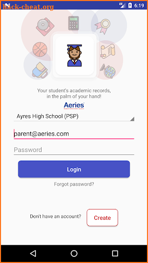 Aeries Mobile Portal screenshot