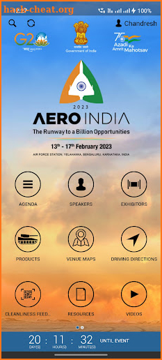 Aero India 2023 screenshot