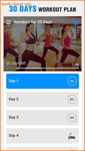Aerobics Workout at Home - Weight Loss in 30 Days screenshot