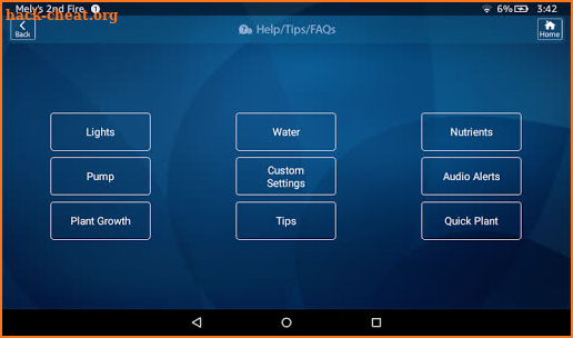 AeroGarden Wi-Fi (Tablet) screenshot