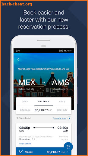 Aeromexico screenshot