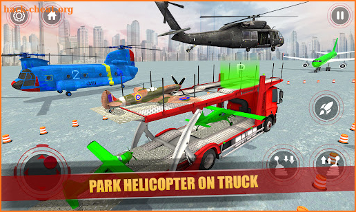 Aeroplane Transport Truck Game screenshot