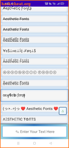 Aesthetic Fonts - Cool Font Generator screenshot