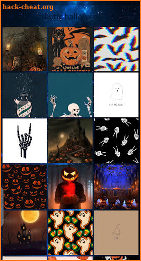 aesthetic halloween wallpaper screenshot