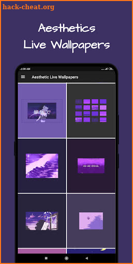 Aesthetic Live Wallpapers screenshot