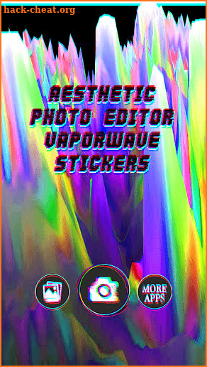 Aesthetic Photo Editor: Vaporwave Stickers screenshot