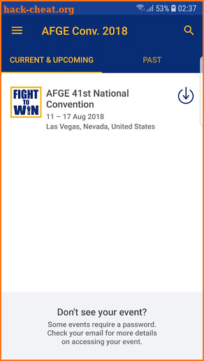 AFGE Convention 2018 screenshot