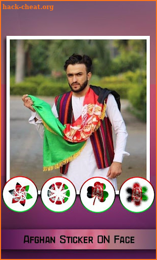 Afghan Flag On Face - New Faceflag Photo maker screenshot