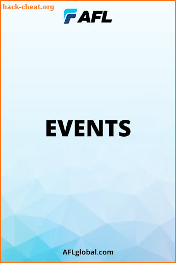 AFL Events screenshot