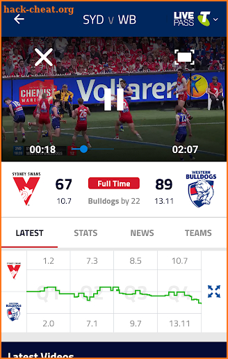 AFL Live Official App screenshot