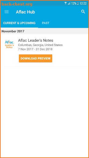 Aflac Hub screenshot