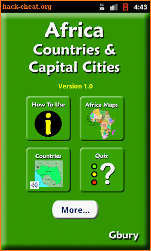 Africa Countries and Capitals screenshot