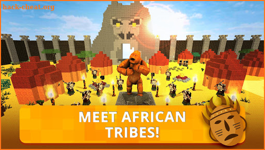 Africa Craft: City Building & Savanna Safari Games screenshot