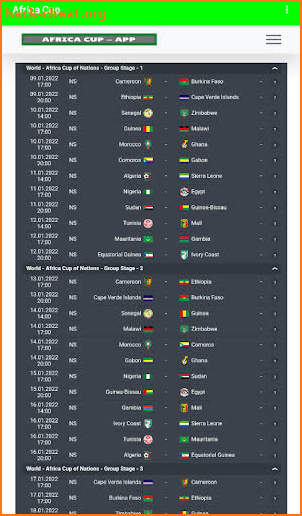 Africa Cup 2022 LIVE screenshot