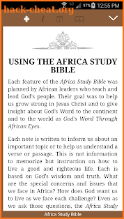 Africa Study Bible screenshot