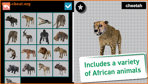 African Animals 3D screenshot