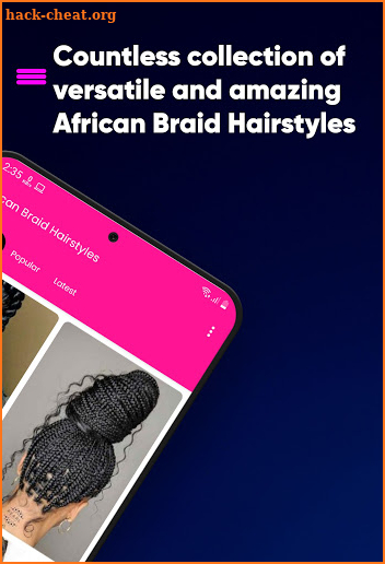 African Braids Hairstyle screenshot