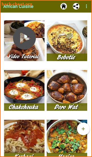 African Cuisine (Free Food App) screenshot