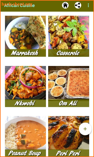 African Cuisine (Free Food App) screenshot
