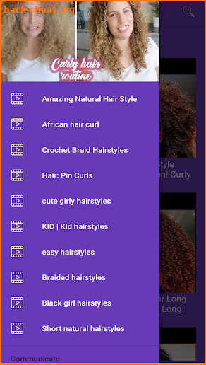 African Curly Hairstyle screenshot