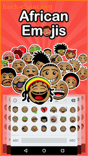 African Emoji Keyboard 2018 - Cute Emoticon screenshot