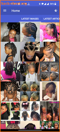 African kids Hairstyle Models screenshot