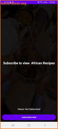 African Recipe screenshot