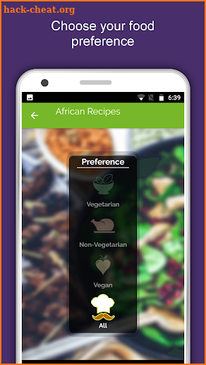 African Recipes : All Africa Food Offline Free screenshot