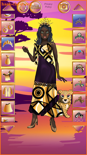 African Traditional Fashion - Makeup & Dress up screenshot