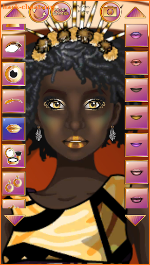 African Traditional Fashion - Makeup & Dress up screenshot