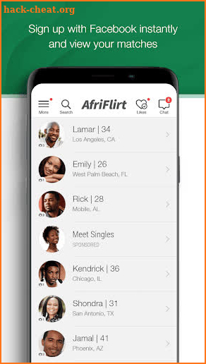 Afriflirt - Black Dating App screenshot