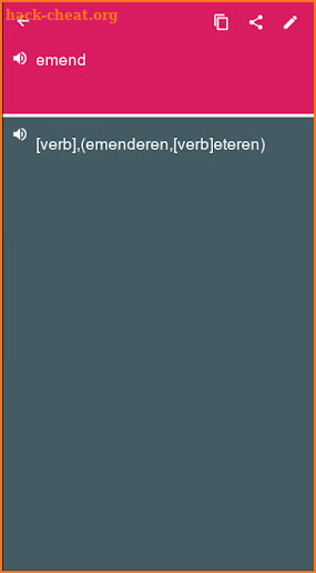 Afrikaans - Dutch Dictionary (Dic1) screenshot