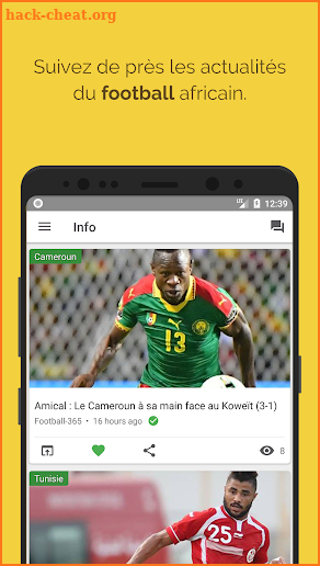 Afrique Football screenshot